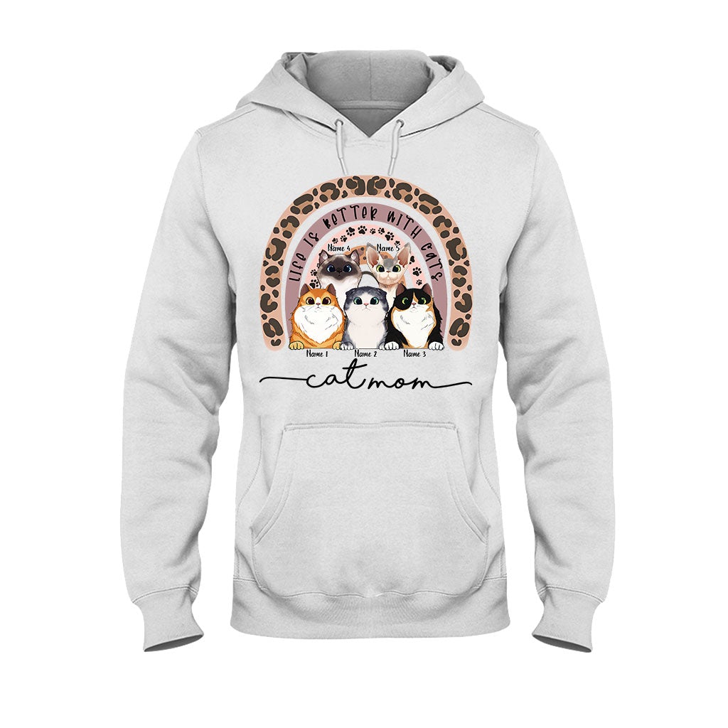 Katzenmama – Personalisiertes Katzen-T-Shirt und Hoodie