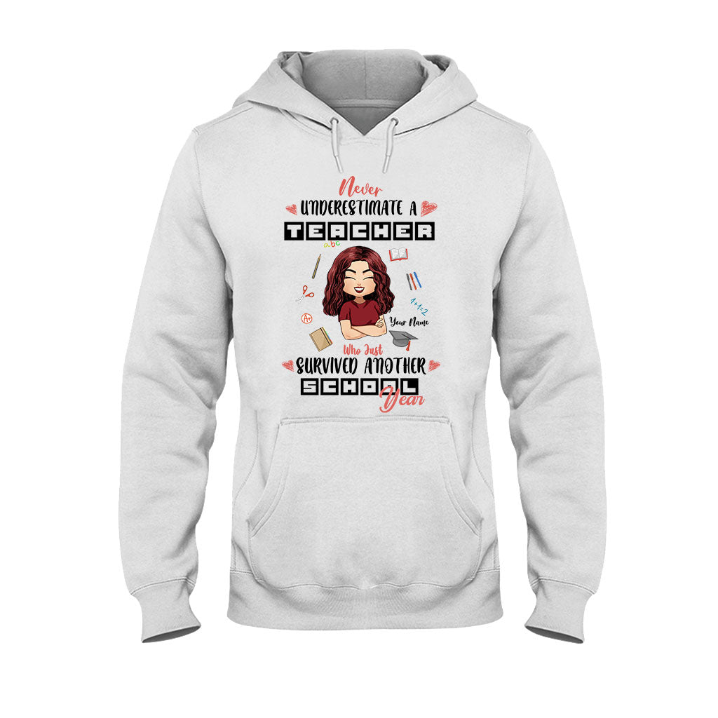 Never Underestimate A Teacher - Personalized T-shirt and Hoodie
