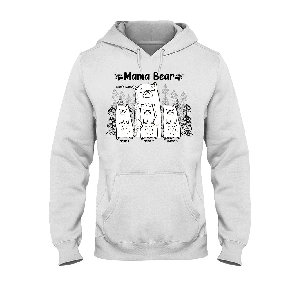 Mama Bear - Personalized Mother's day Mother T-shirt And Hoodie