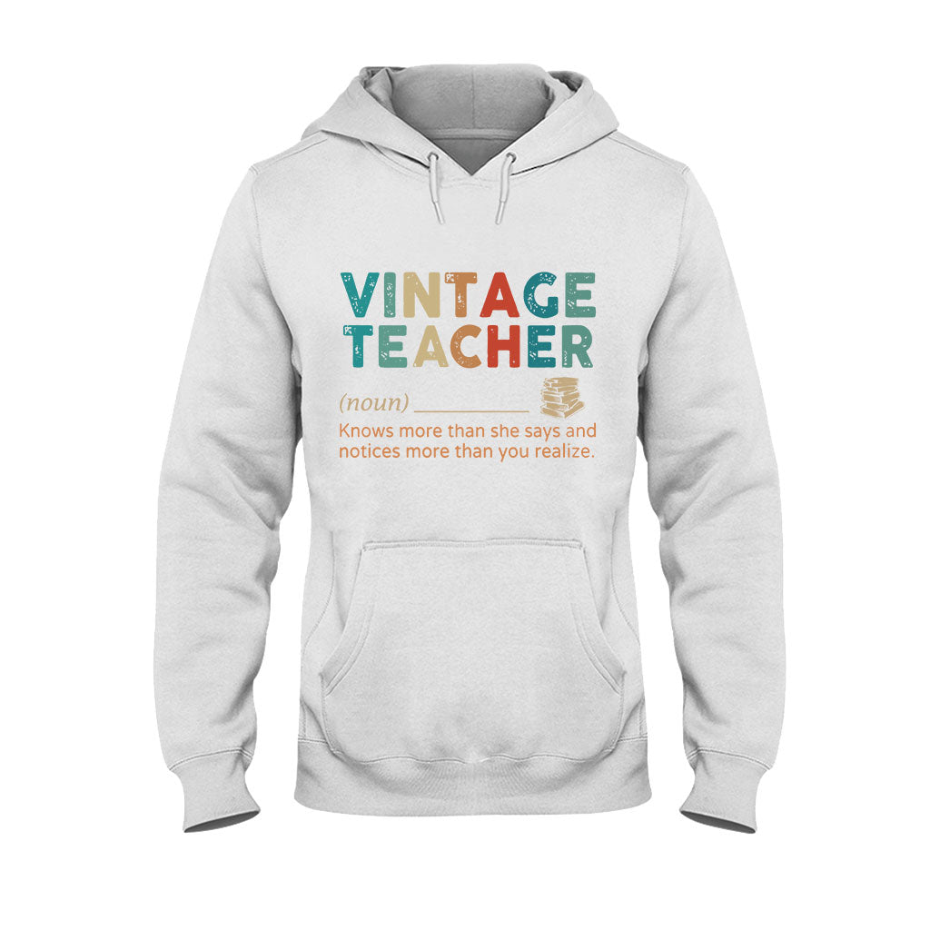 Vintage Lehrer-T-Shirt und Hoodie 062021