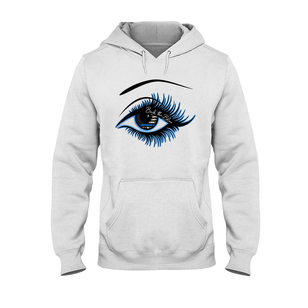 Blue Line Eye - Police Officer T-shirt And Hoodie 062021