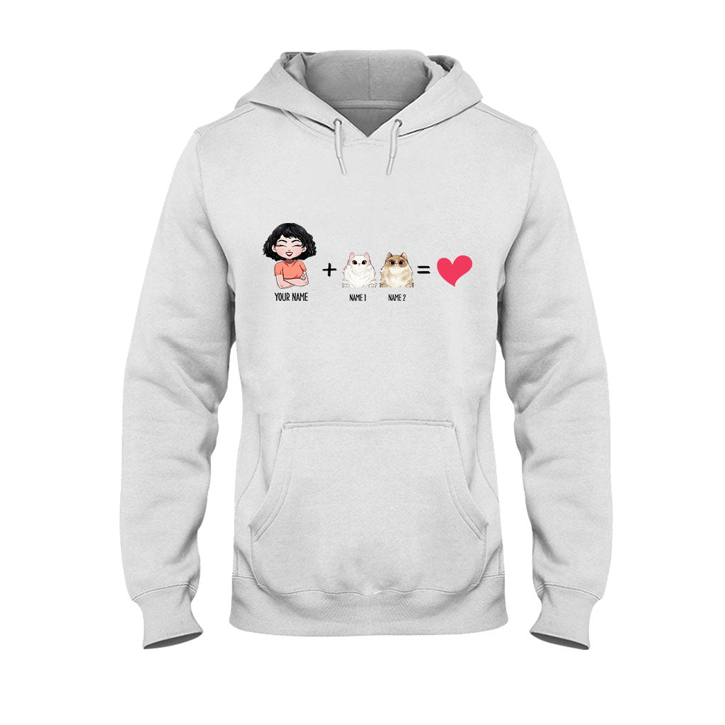 Me With The Cats - Personalized Cat T-shirt and Hoodie
