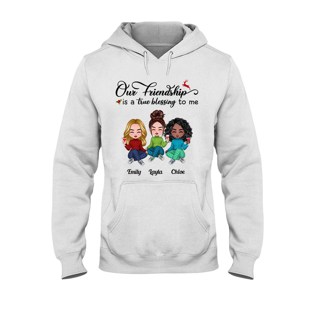 Our Friendship - Personalized Bestie T-shirt and Hoodie
