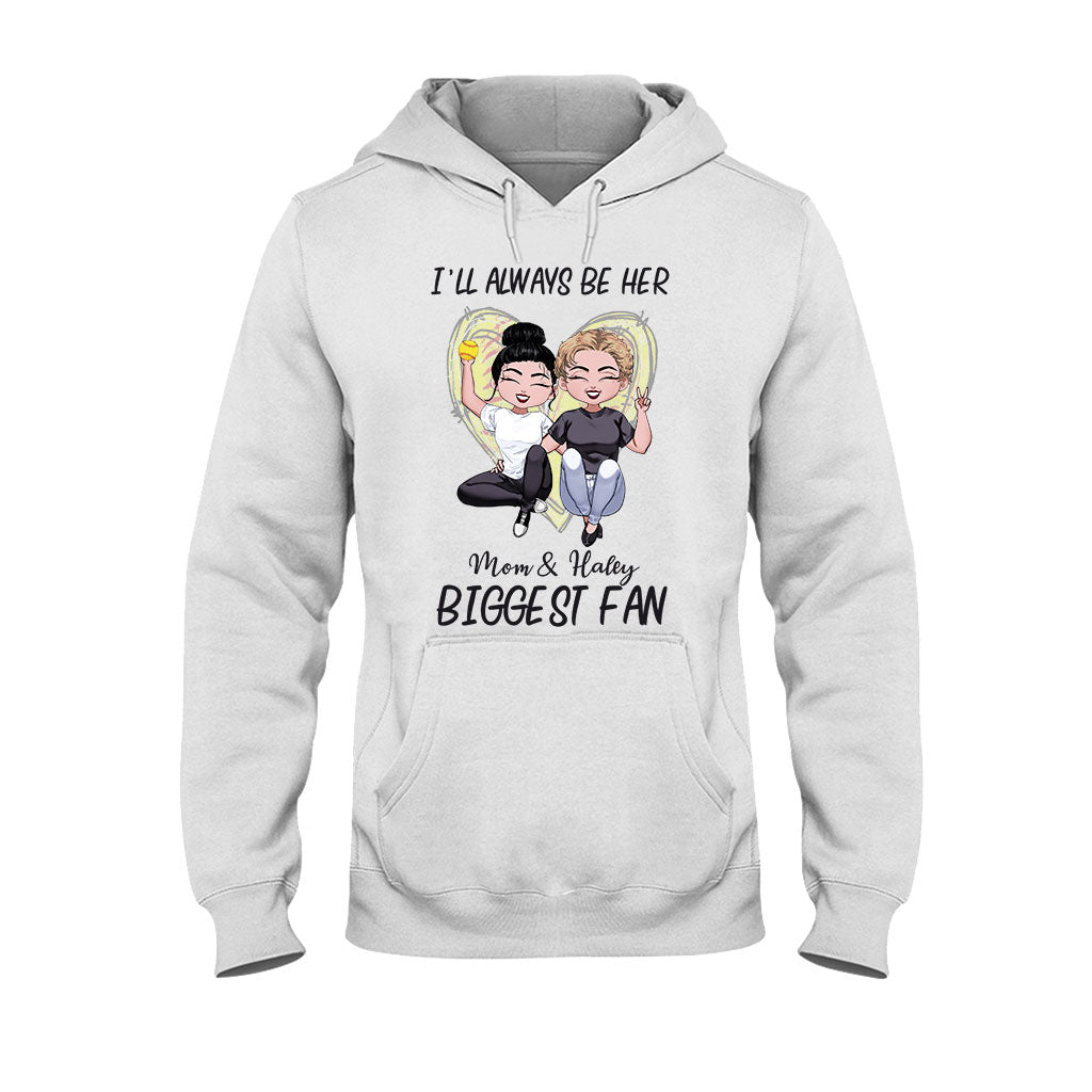 Sei immer der größte Fan – Personalisiertes Softball-T-Shirt und Hoodie zum Muttertag