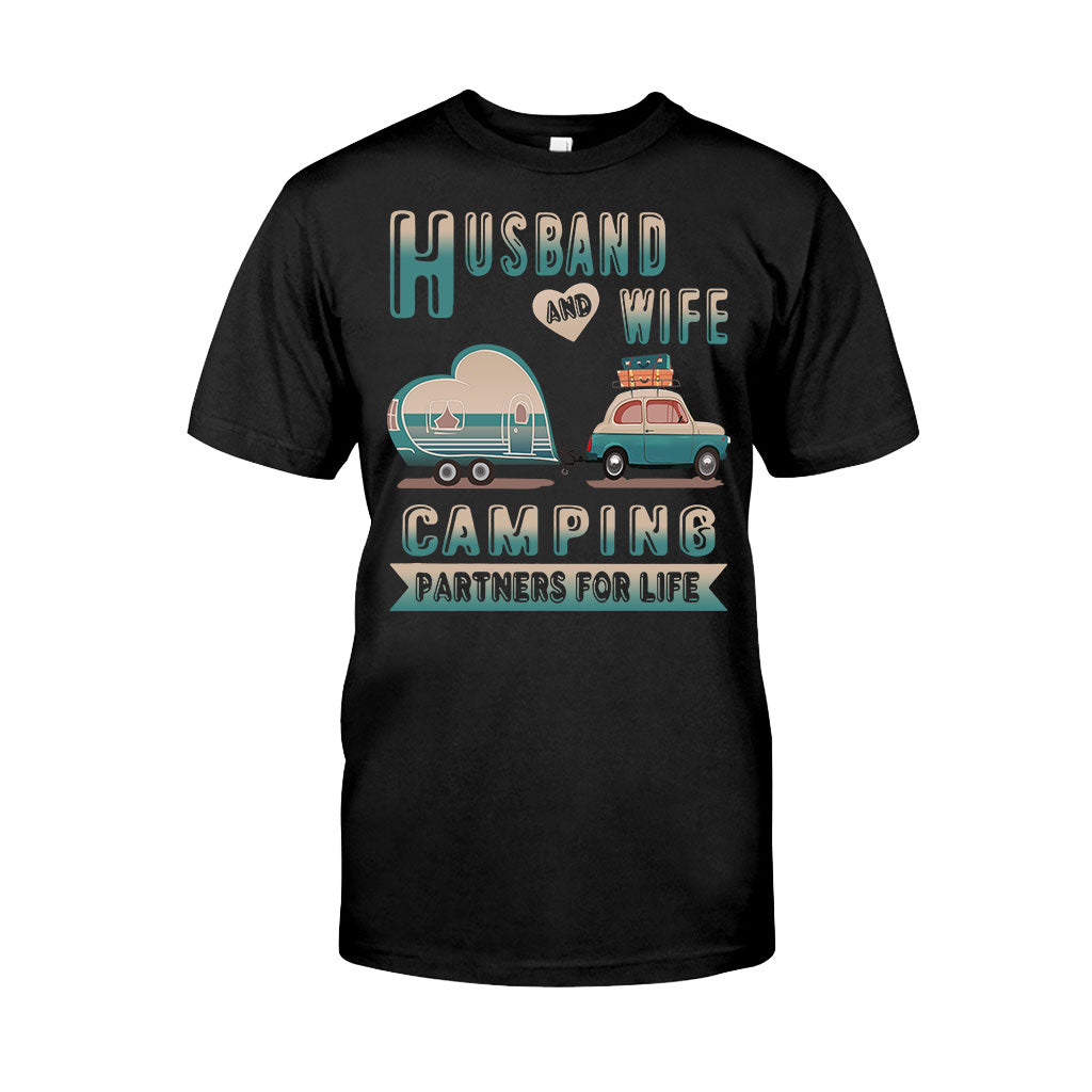 Campingpartner-Ehepaar – T-Shirt und Hoodie 112021