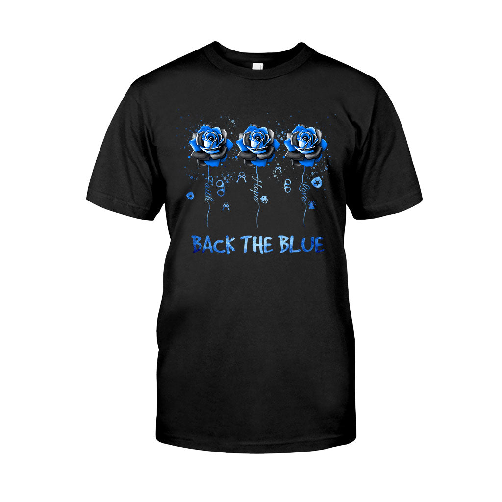 Blue Roses – Polizeibeamten-T-Shirt und Hoodie 062021