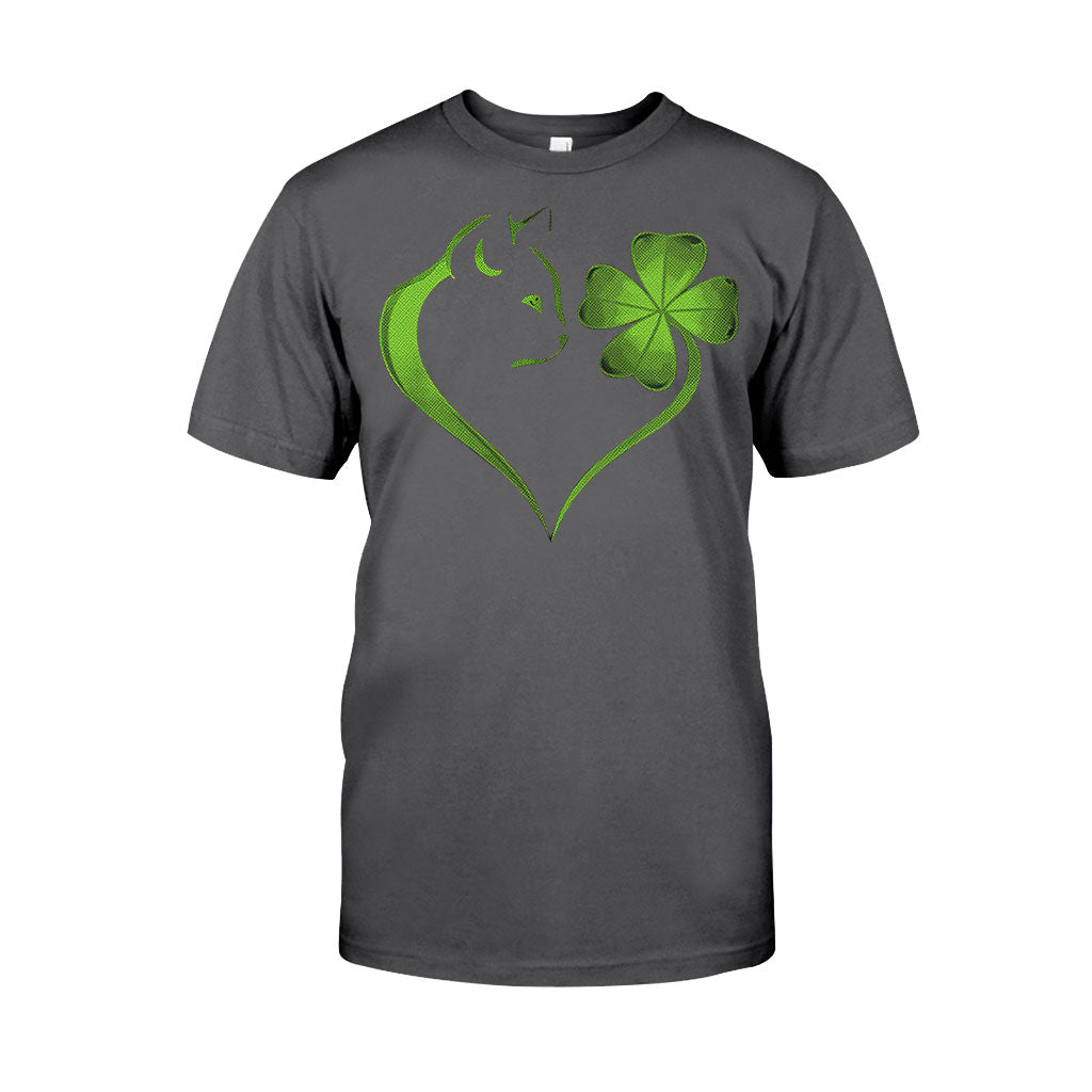 Cat Heart Irish - T-Shirt und Hoodie 0119