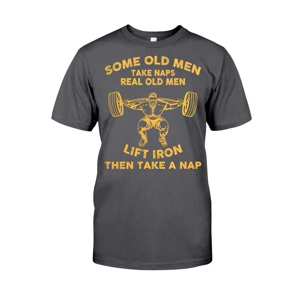 Some Old Men - Gewichtheben T-Shirt und Hoodie 092021