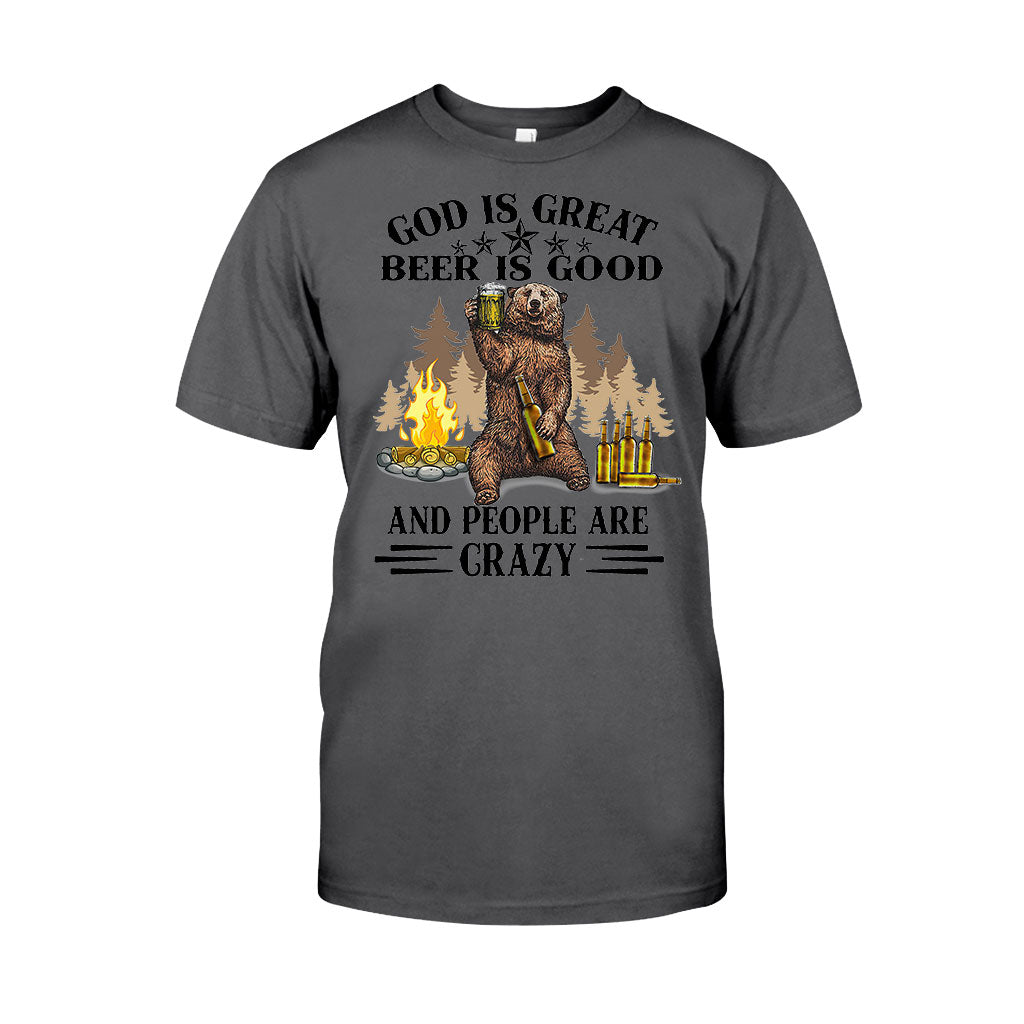 God Is Great Beer Is Good - Camping T-shirt and Hoodie 112021