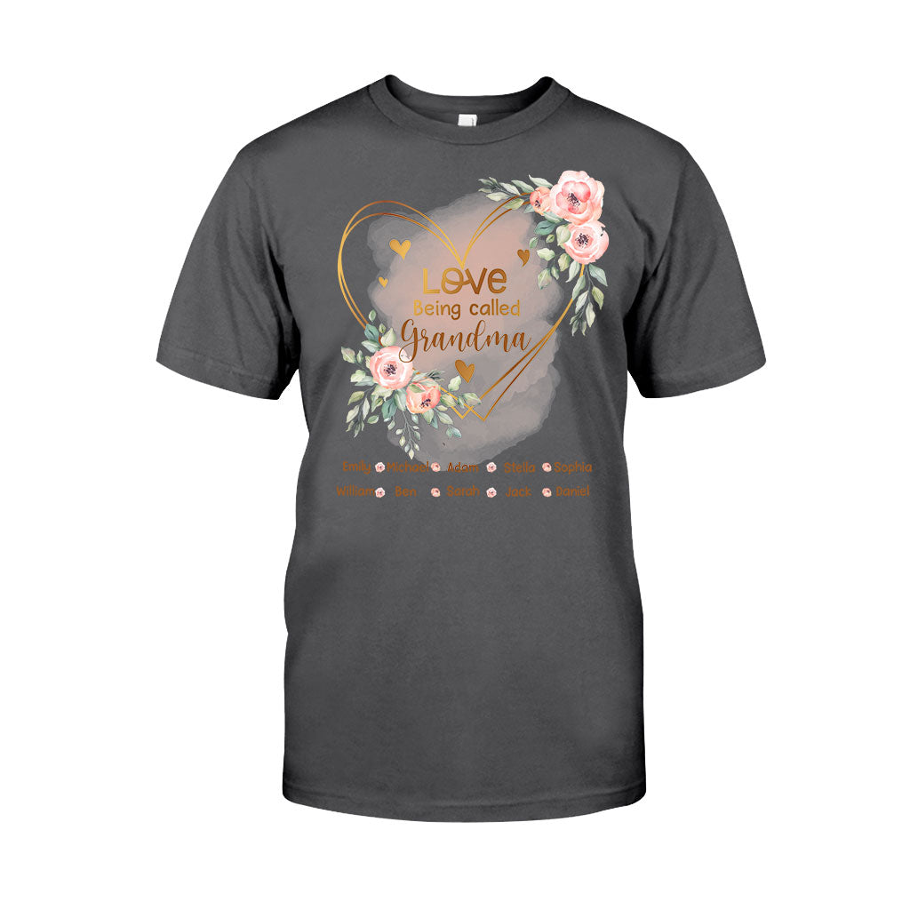 Ich liebe es, Oma genannt zu werden – personalisiertes Oma-T-Shirt und Hoodie