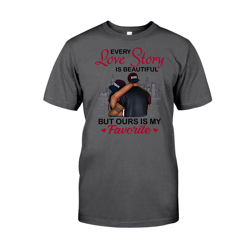 Black Couple - Personalized African American T-shirt and Hoodie 112021