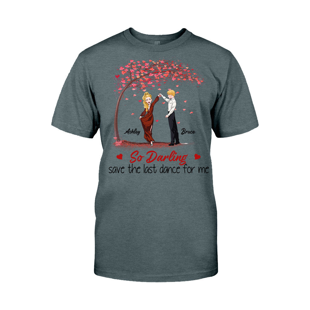 Mein Herz ist immer bei dir – Personalisiertes Partner-T-Shirt und Hoodie