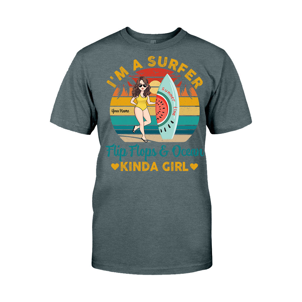 Ich bin ein Flip-Flop – Personalisiertes Surf-T-Shirt und Hoodie