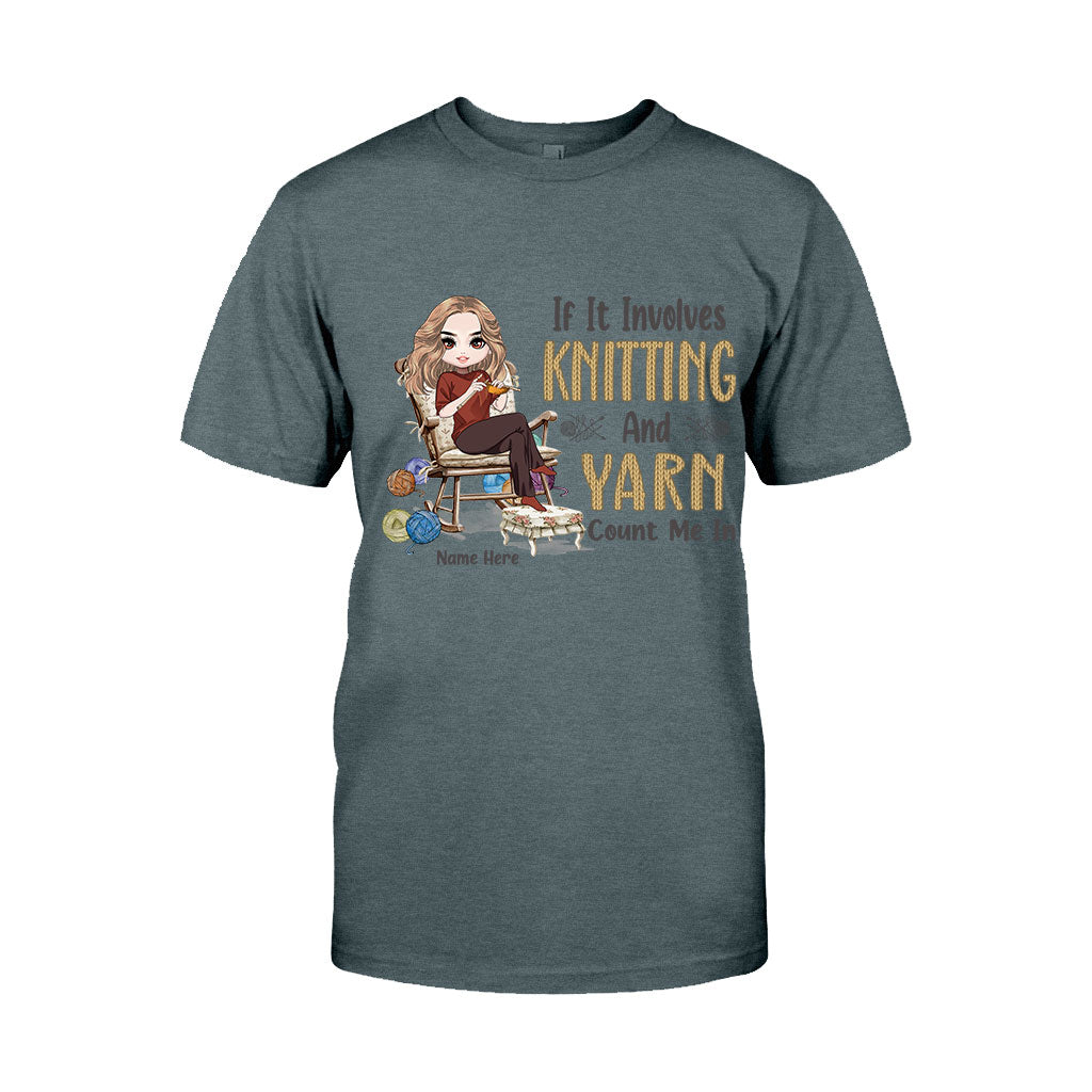 Alles rund ums Stricken und Garn – ich bin dabei! – Personalisierte Strick-T-Shirts und Hoodies