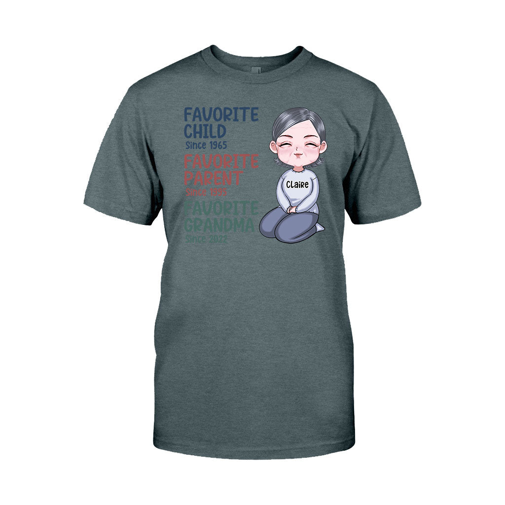 Favorite Grandma Since - Personalized Grandma T-shirt and Hoodie