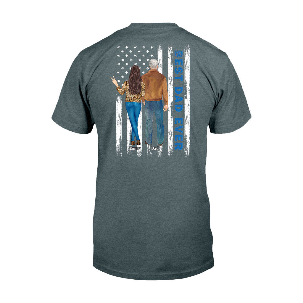 Best Dad Ever - Personalized Father T-shirt and Hoodie