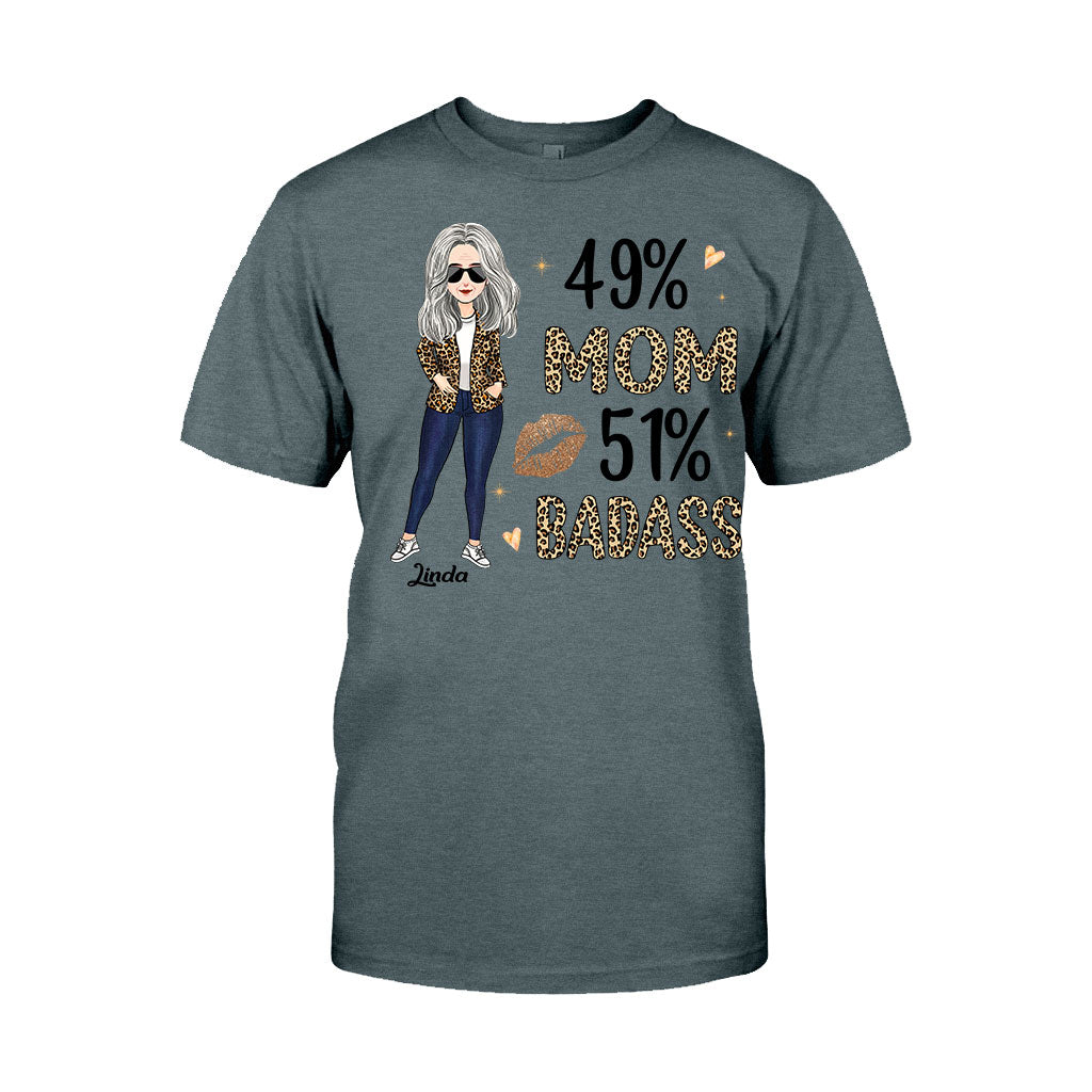49 % Mama, 51 % Powerfrau – Personalisiertes Muttertags-T-Shirt und Hoodie