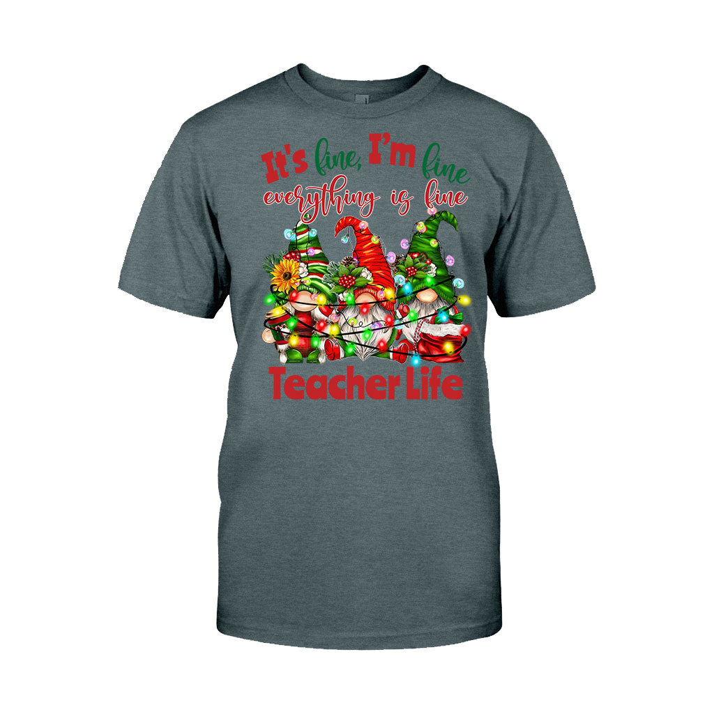 Alles gut, mir geht's gut, alles ist gut – personalisiertes Lehrer-T-Shirt und Hoodie