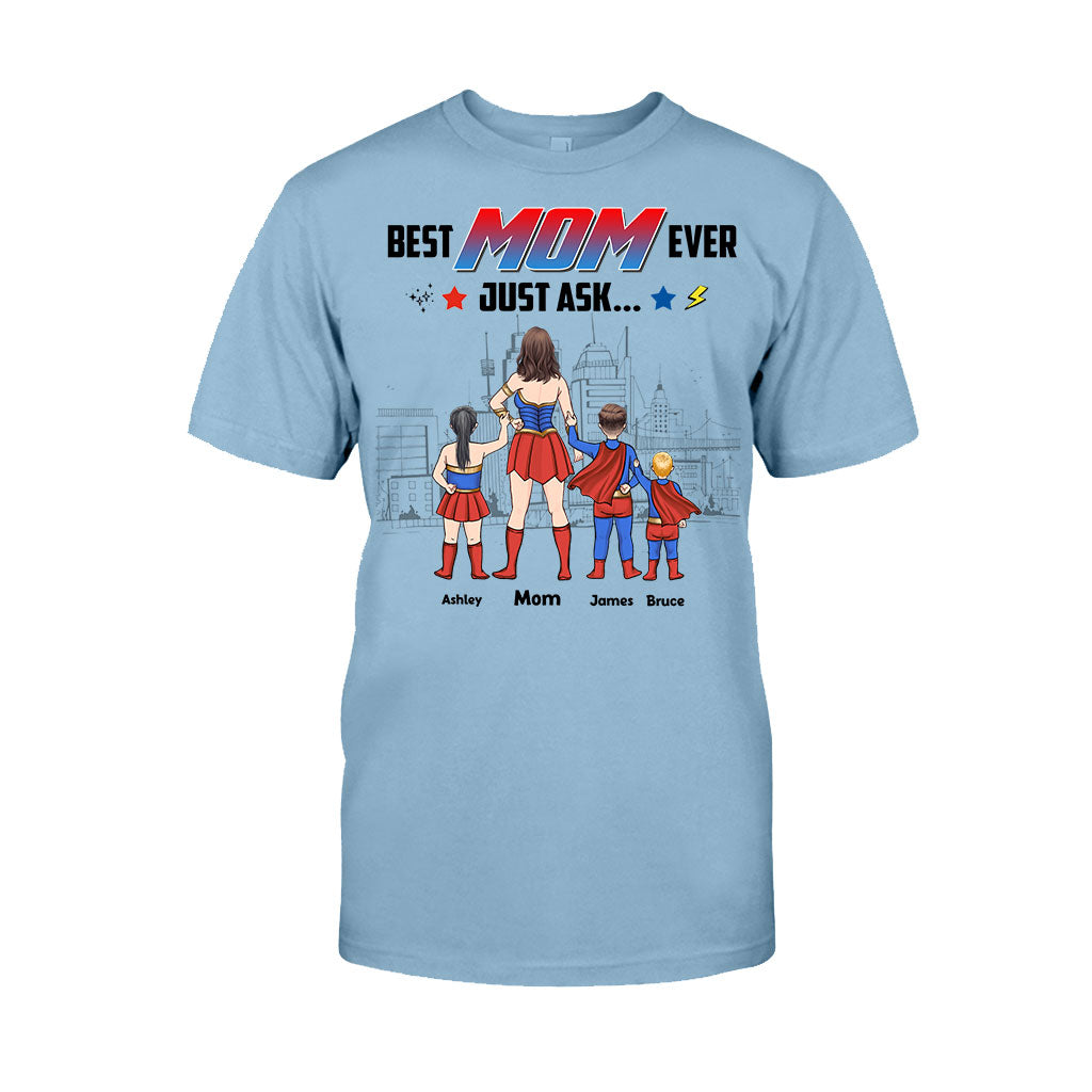 Supermama – Personalisiertes Mutter-T-Shirt und Hoodie