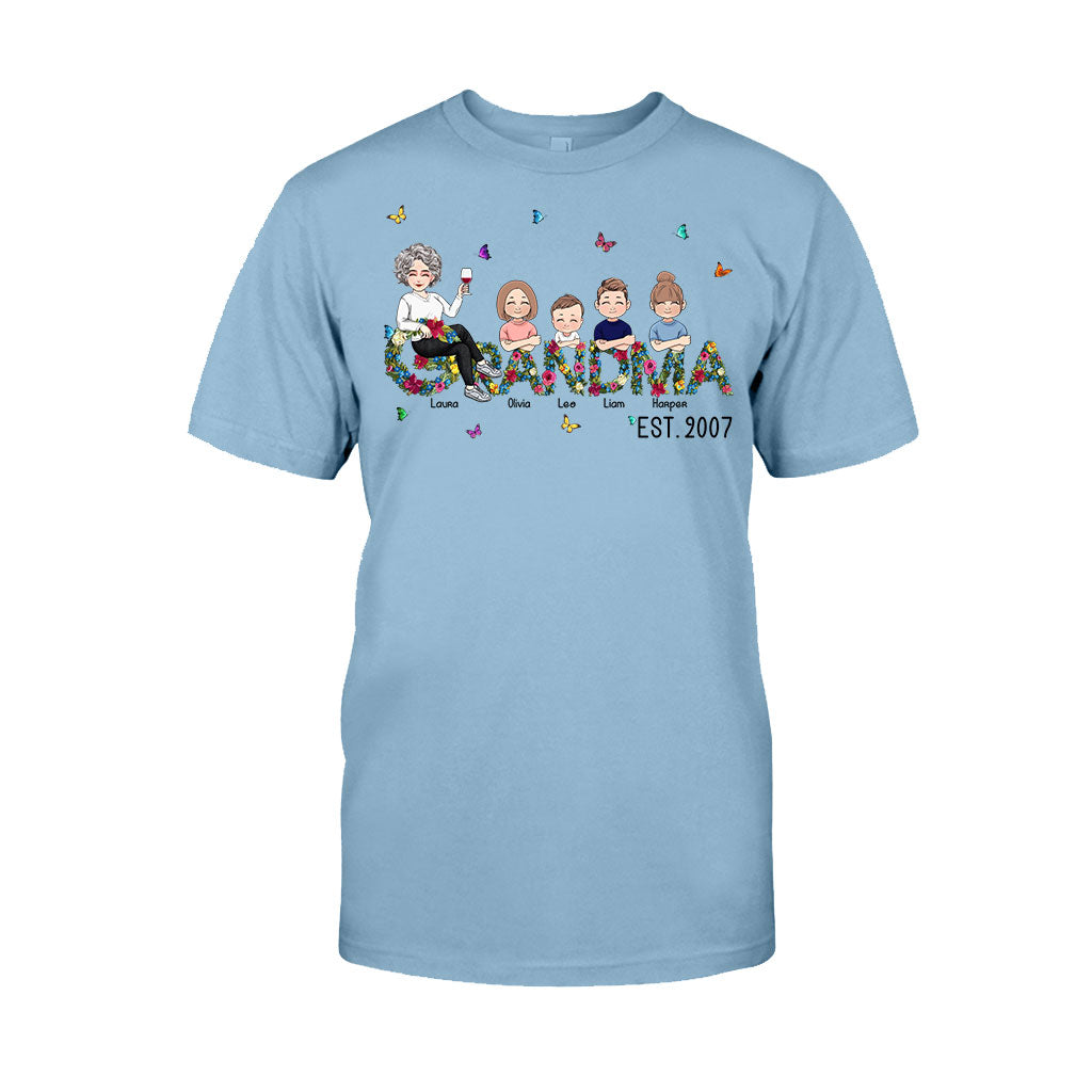 Oma seit – Personalisiertes Muttertags-T-Shirt und Hoodie für Omas