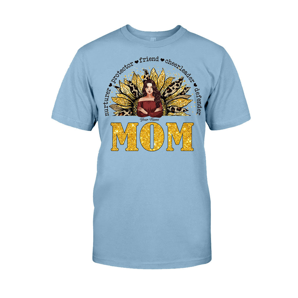 Beschützerin und fürsorgliche Mutter – Personalisiertes Muttertags-T-Shirt und Hoodie