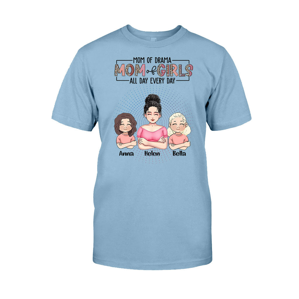 Mama-Modus den ganzen Tag – Personalisiertes Muttertags-T-Shirt und Hoodie