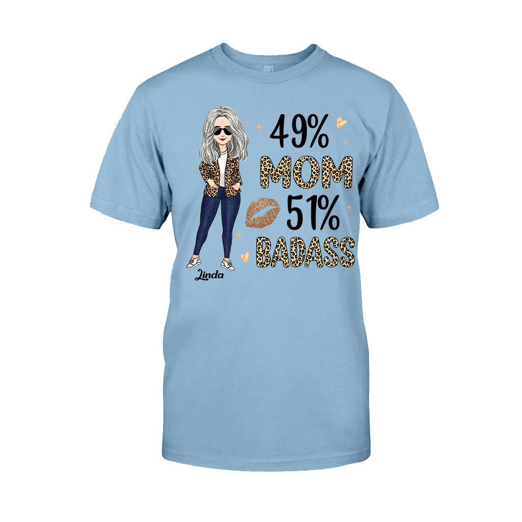 49 % Mama, 51 % Powerfrau – Personalisiertes Muttertags-T-Shirt und Hoodie