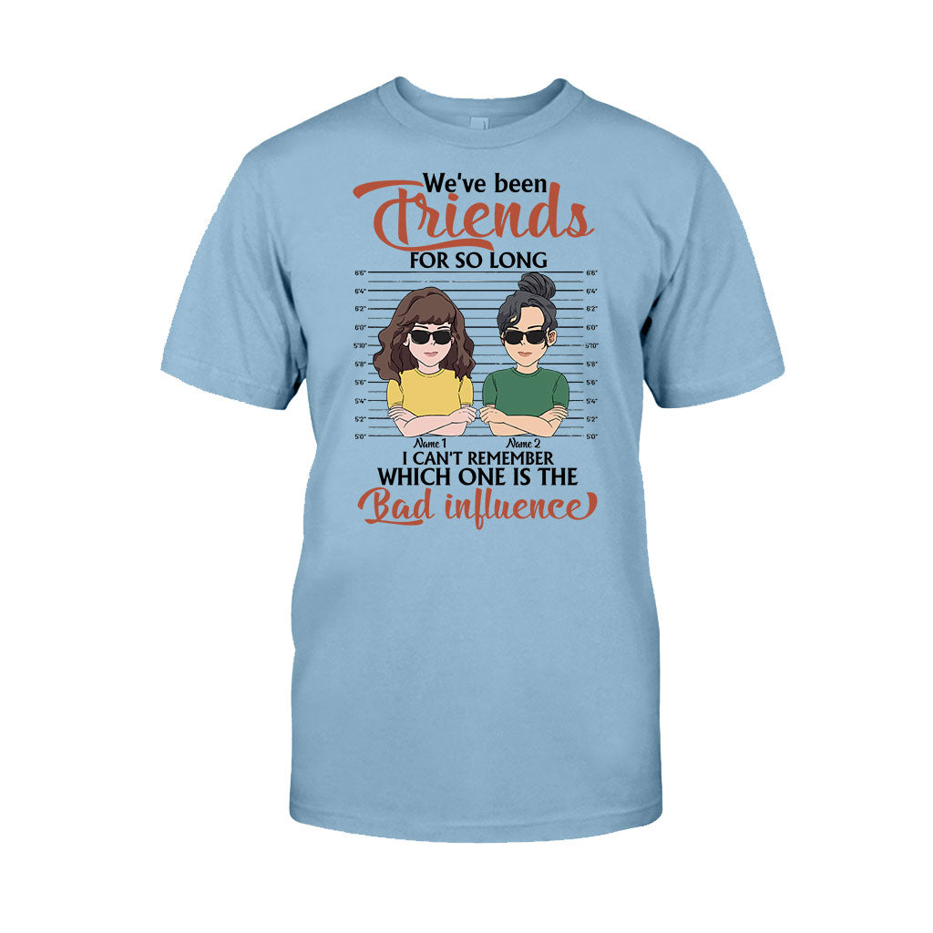 Wir sind schon so lange Freunde – personalisiertes Bestie-T-Shirt und Hoodie