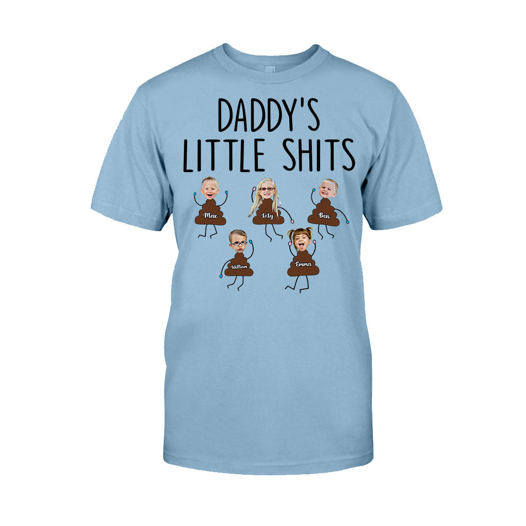 Daddy's Little Shits – Personalisiertes Vatertags-T-Shirt und Hoodie