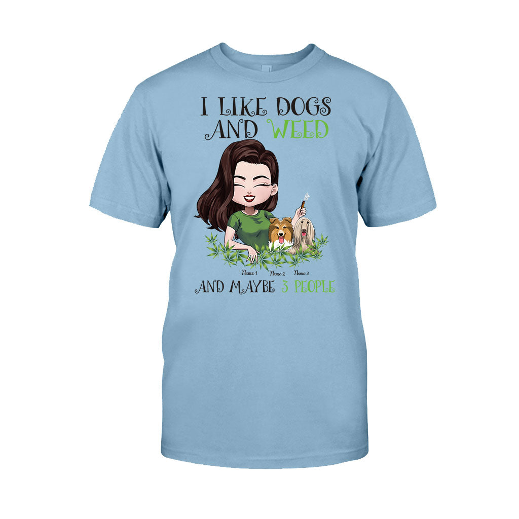 Ich mag Hunde – Personalisiertes Hunde-T-Shirt und Hoodie