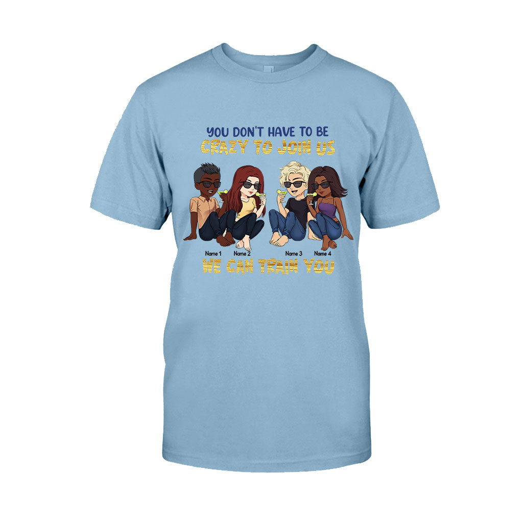 Beste Freundinnen sind die Schwestern, die wir uns selbst aussuchen – Geschenk für die beste Freundin – Personalisiertes T-Shirt und Hoodie