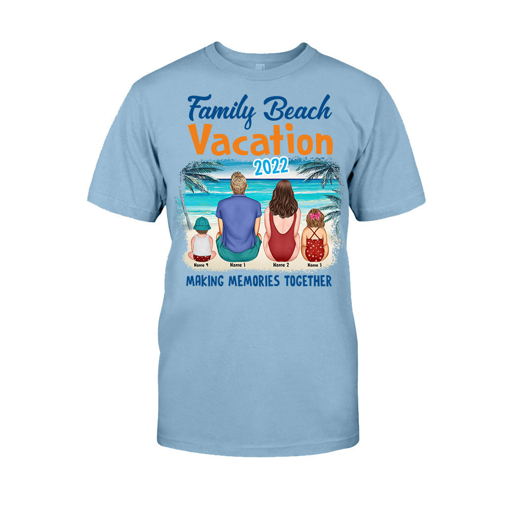 Family Beach Vacation - Personalized Sea Lover T-shirt and Hoodie