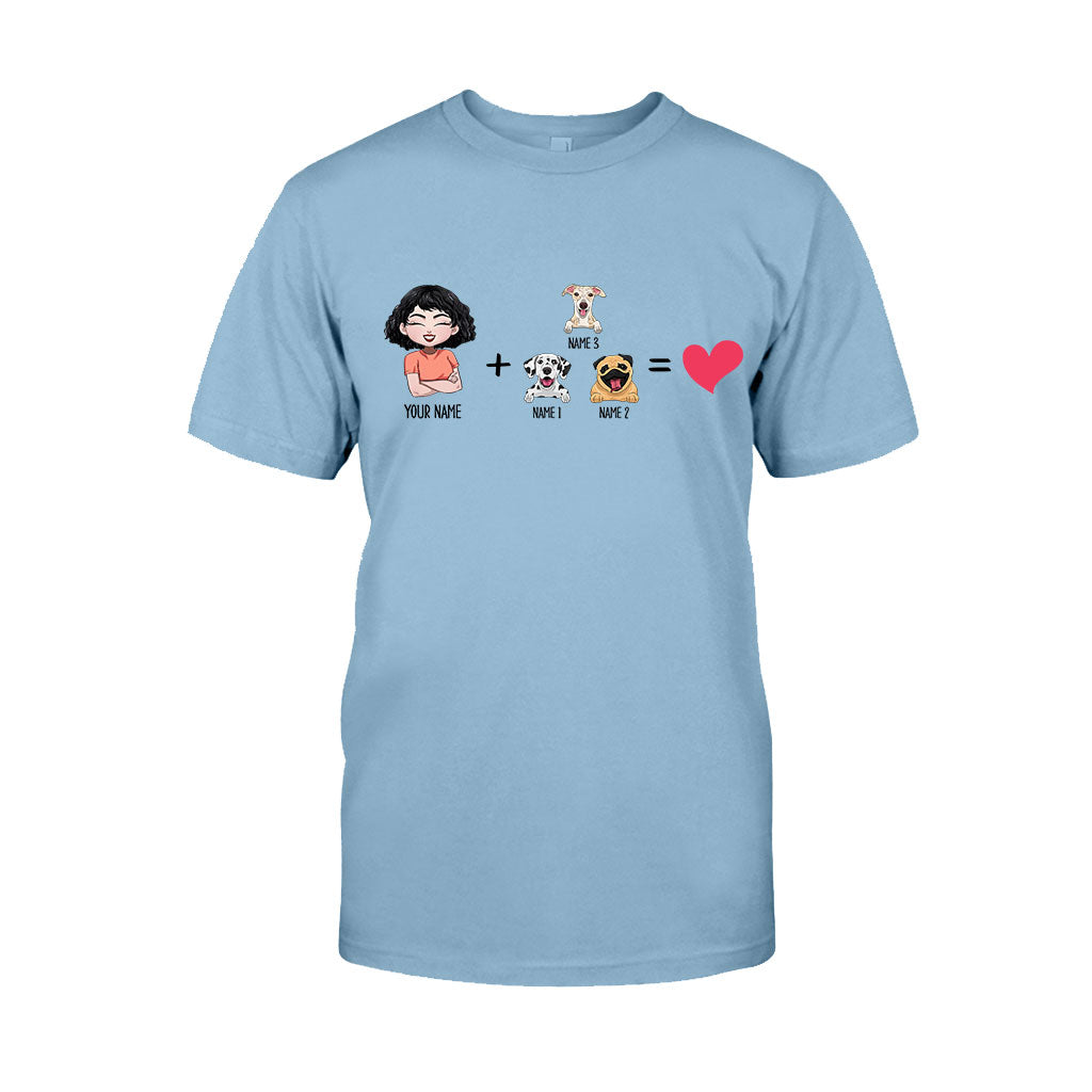 Ich mit den Hunden – Personalisiertes Hunde-T-Shirt und Hoodie