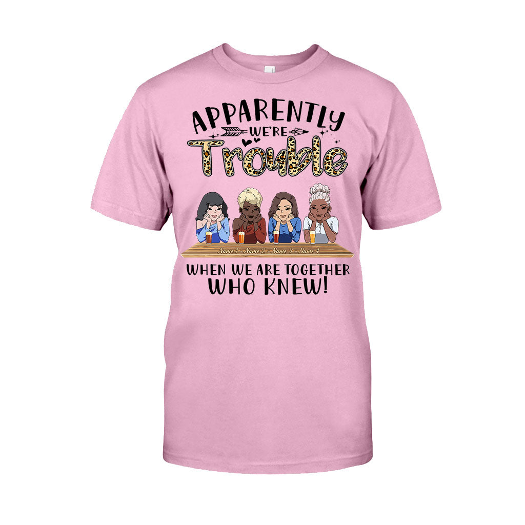 Offenbar sind wir zusammen nur Ärger – wer hätte das gedacht? – Personalisiertes Bestie-T-Shirt und Hoodie