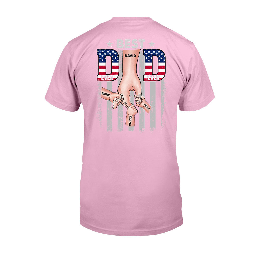 Best Dad Ever - Personalized Father T-shirt and Hoodie