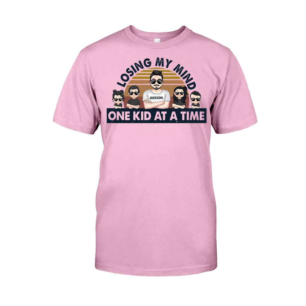 Losing My Mind One Kid At A Time - Gift for dad, dad - Personalized T-shirt And Hoodie