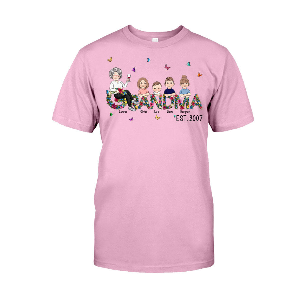 Oma seit – Personalisiertes Muttertags-T-Shirt und Hoodie für Omas