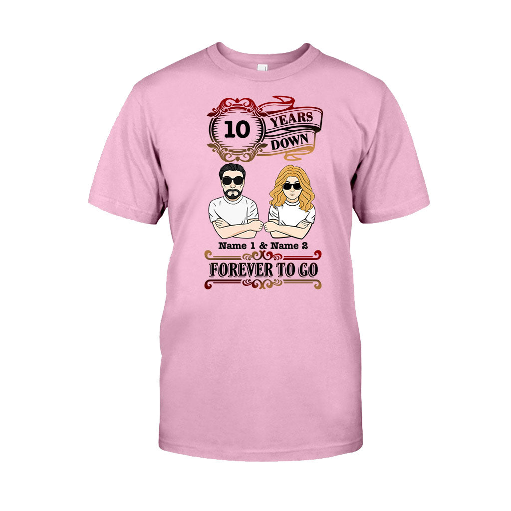 Forever To Go - Personalized Couple T-shirt and Hoodie