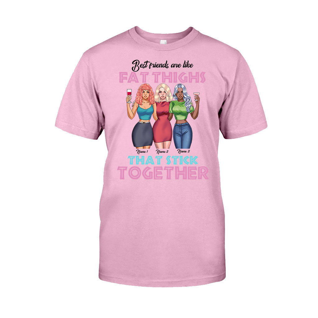 Best Friends Are Like Fat Thighs - Personalized Bestie T-shirt and Hoodie