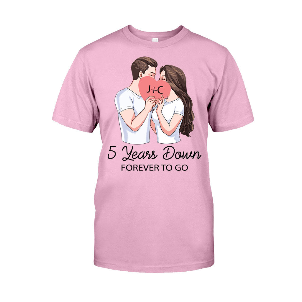 Forever To Go - Personalized Couple T-shirt and Hoodie