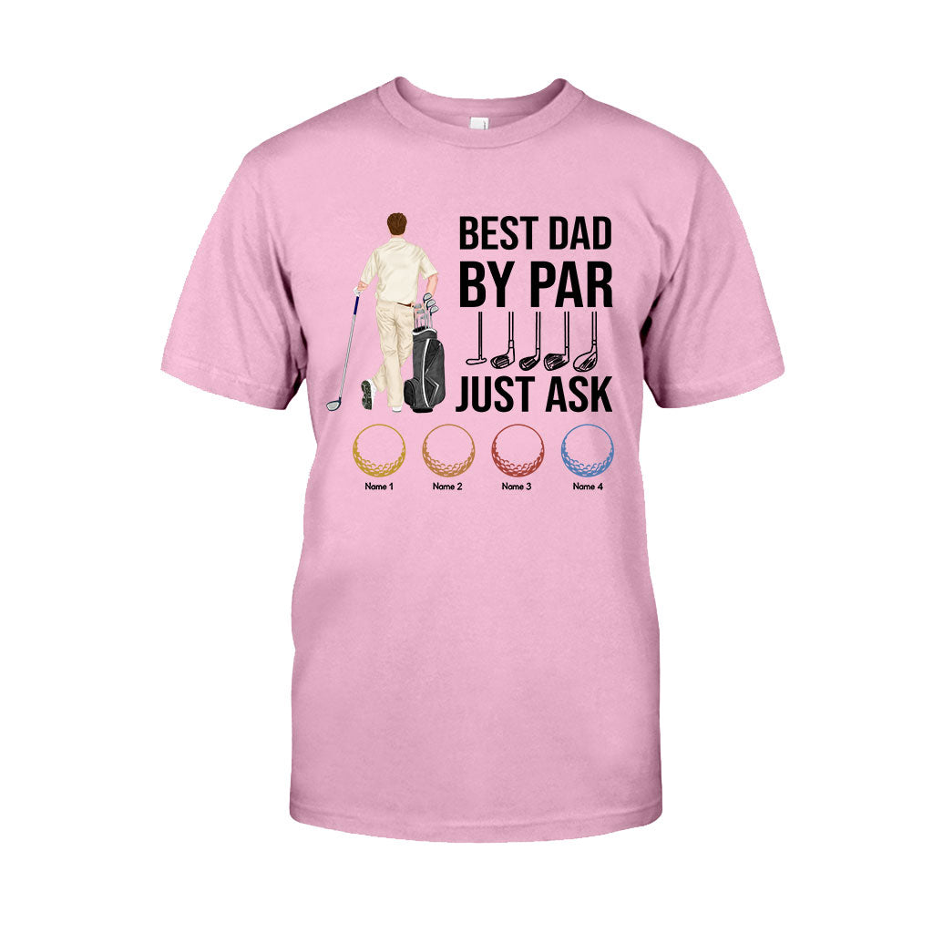 Bester Papa aller Zeiten – Personalisiertes Golf-T-Shirt und Hoodie zum Vatertag