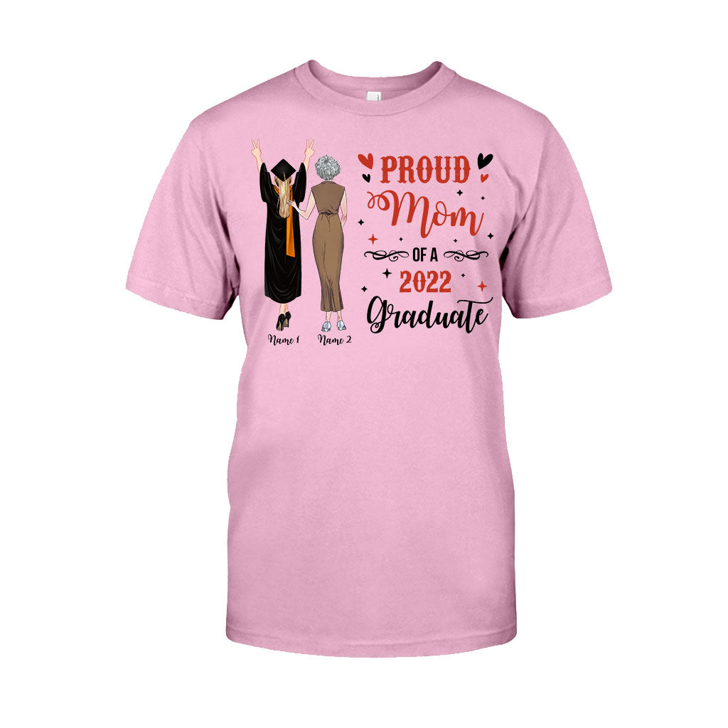Proud Mom - Personalized Mother's Day Graduation T-shirt and Hoodie