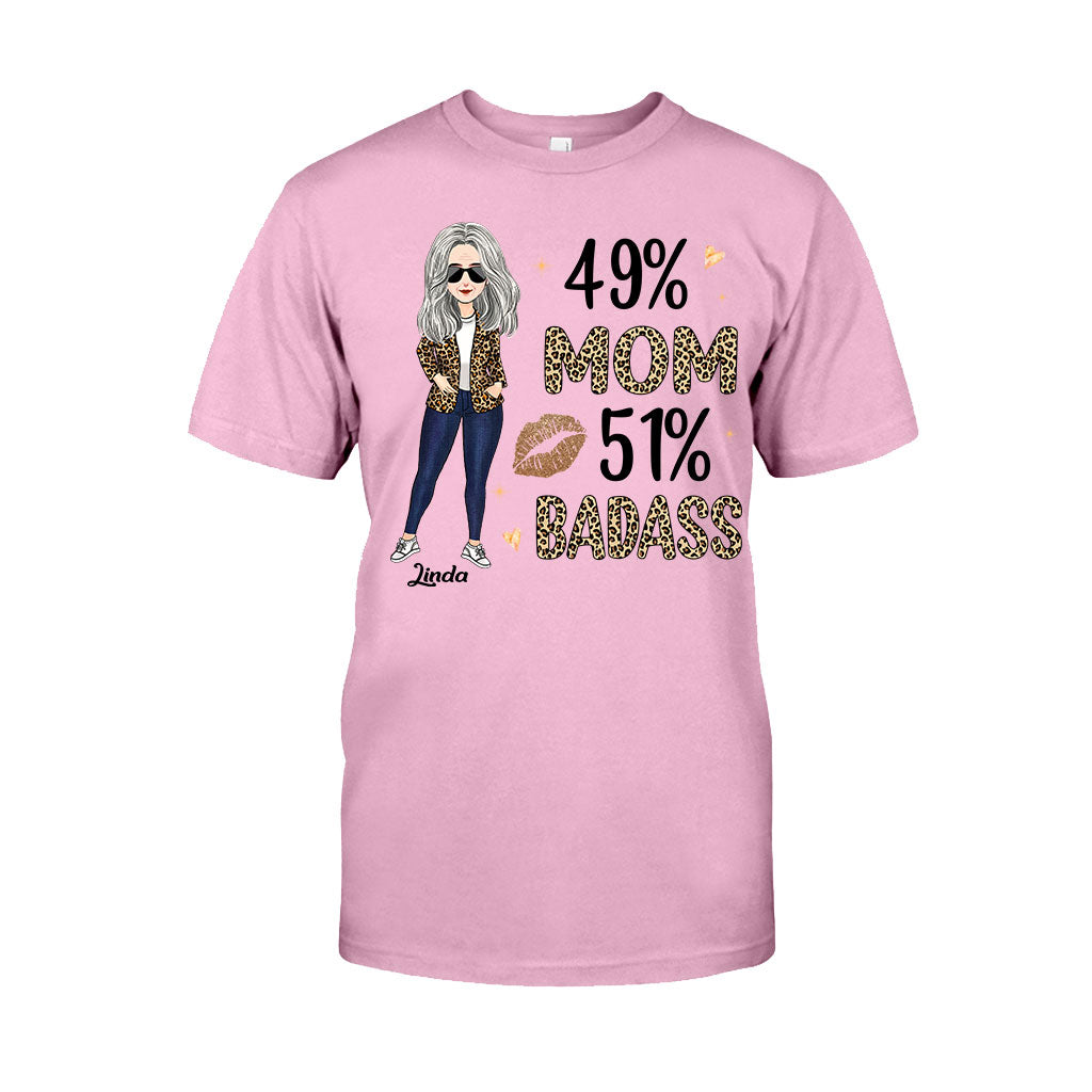 49 % Mama, 51 % Powerfrau – Personalisiertes Muttertags-T-Shirt und Hoodie