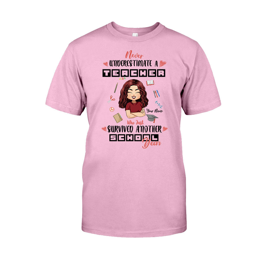 Never Underestimate A Teacher - Personalized T-shirt and Hoodie