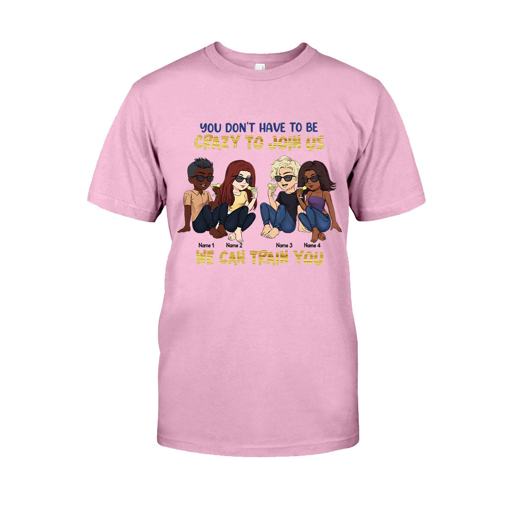 Beste Freundinnen sind die Schwestern, die wir uns selbst aussuchen – Geschenk für die beste Freundin – Personalisiertes T-Shirt und Hoodie