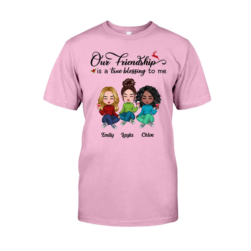Our Friendship - Personalized Bestie T-shirt and Hoodie