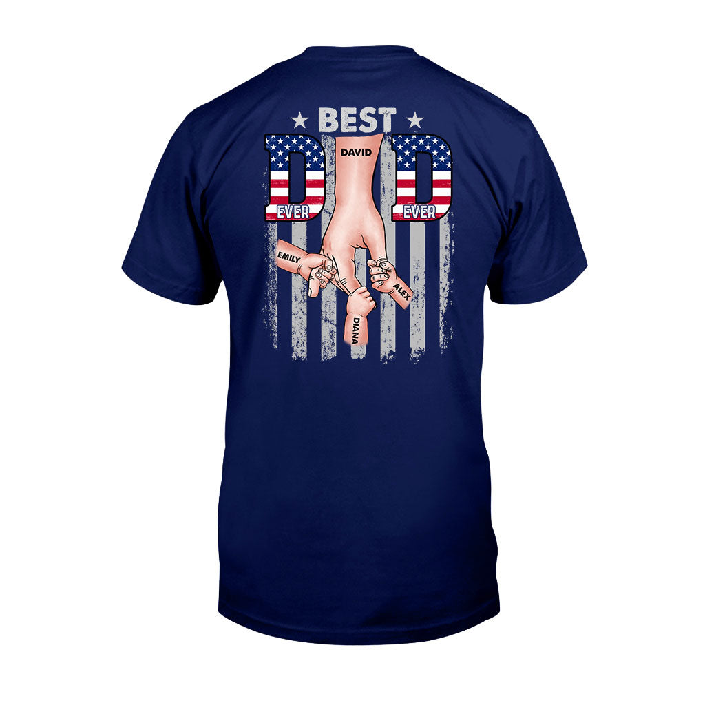Best Dad Ever - Personalized Father T-shirt and Hoodie