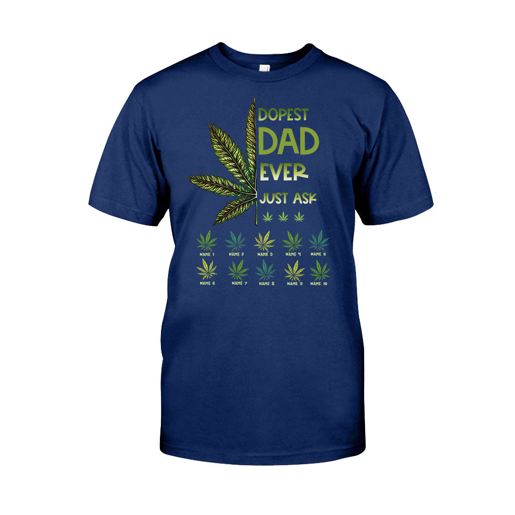 Der coolste Papa aller Zeiten – Geschenk für Papa, Oma, Opa, Mama, Onkel, Tante, Bruder, Schwester – Personalisiertes T-Shirt und Hoodie