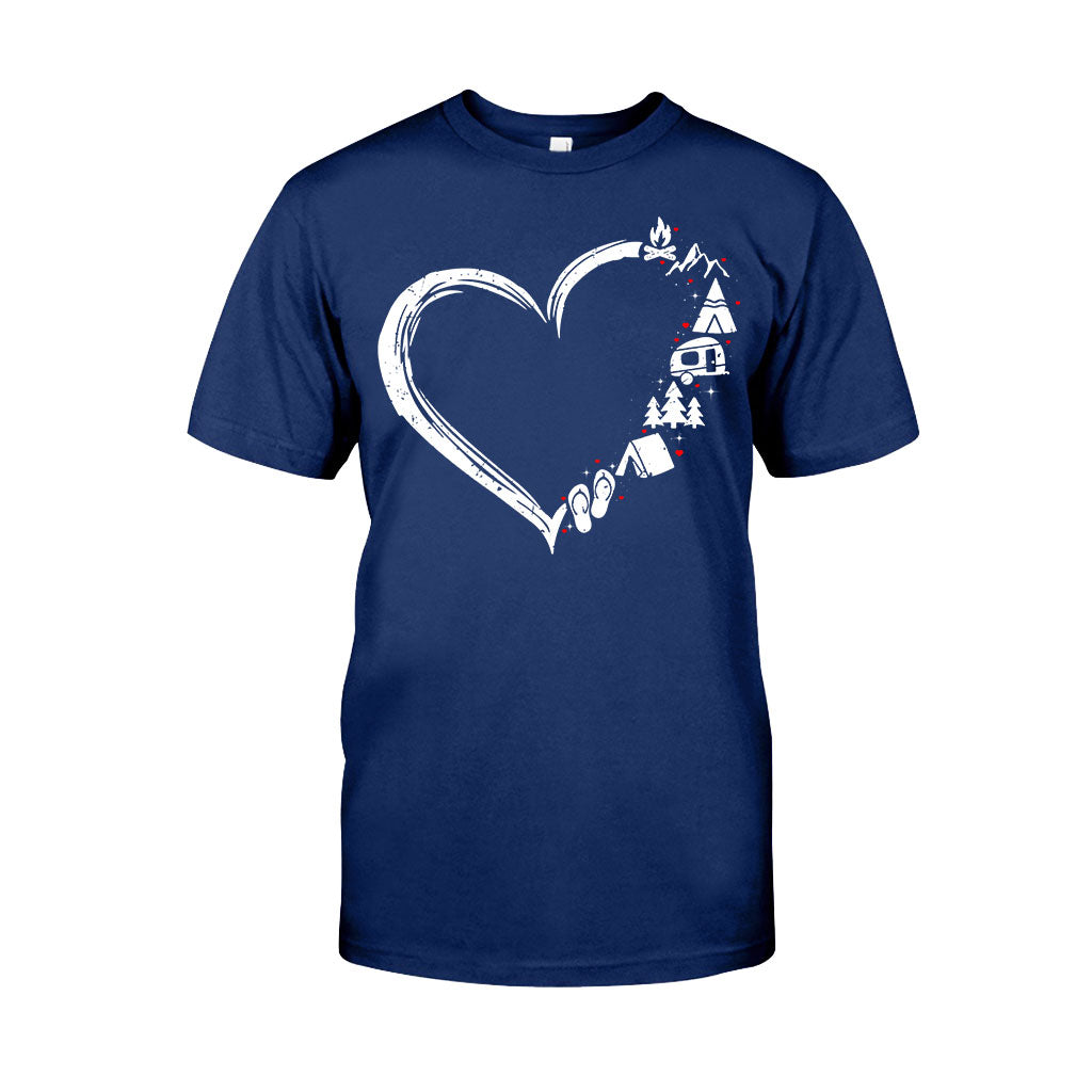 Camping Heart T-shirt and Hoodie 112021
