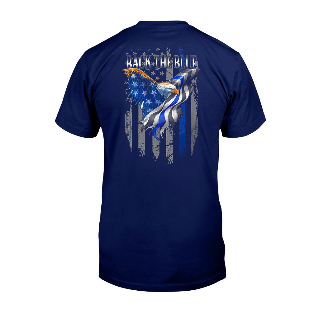 Blue Line – Polizeibeamten-T-Shirt und Hoodie 0621